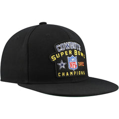 Dallas Cowboys 1992 NFL Super Bowl Champions Snapback Hat Black - Mitchell & Ness