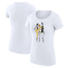 Pittsburgh Pirates G-III 4Her by Carl Banks Women's Super-Slim Fit Lightweight Baseball Girls T-Shirt On Sale