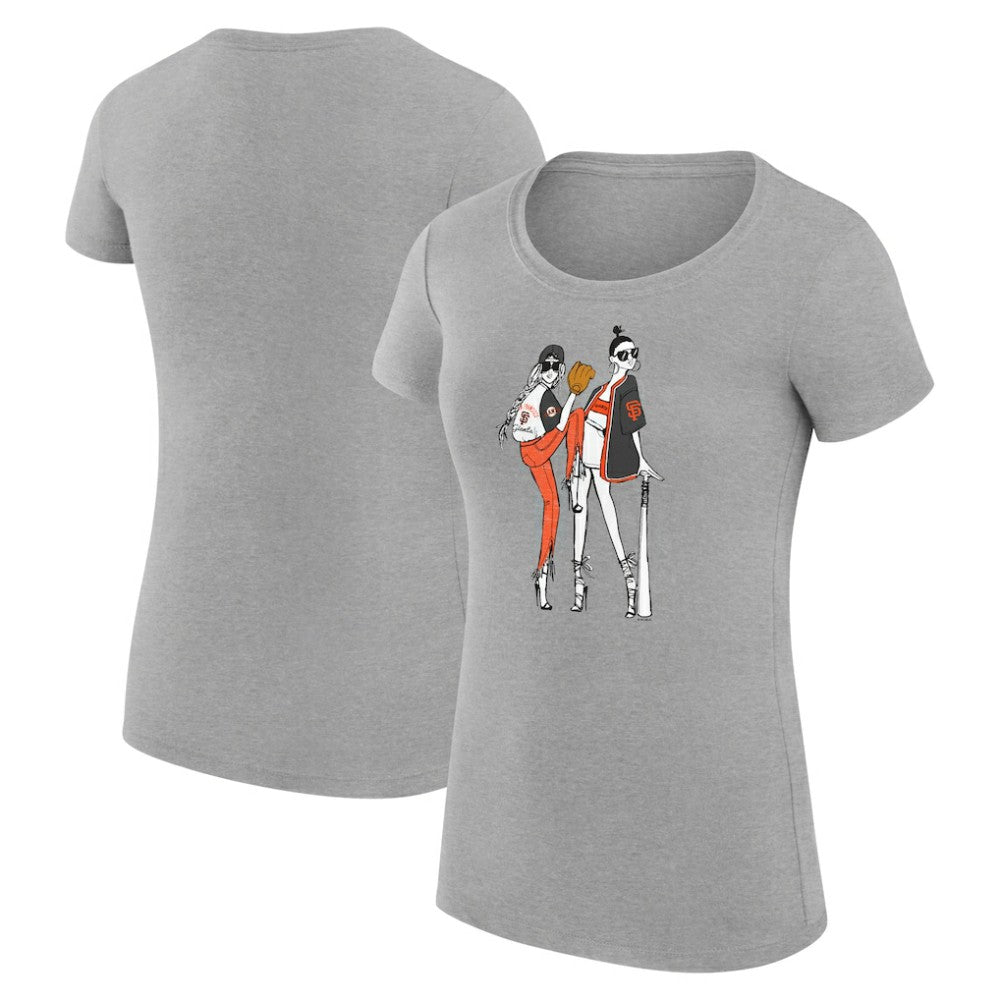 San Francisco Giants G-III 4Her by Carl Banks Women's Super-Slim Fit Lightweight Baseball Girls T-Shirt Near Me