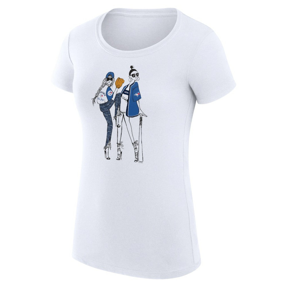 Toronto Blue Jays G-III 4Her by Carl Banks Women's Super-Slim Fit Lightweight Baseball Girls T-Shirt Online