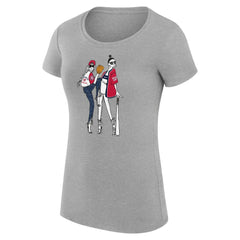 Washington Nationals G-III 4Her by Carl Banks Women's Super-Slim Fit Lightweight Baseball Girls T-Shirt Clearance