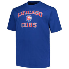 Chicago Cubs Profile Big & Tall Heart & Soul T-Shirt On Sale