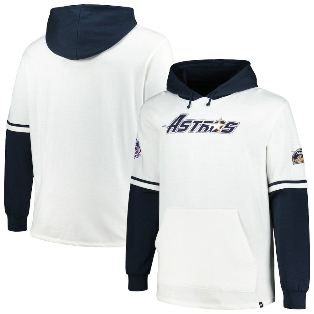 Houston Astros '47 Big & Tall Trifecta Shortstop Pullover Hoodie Online