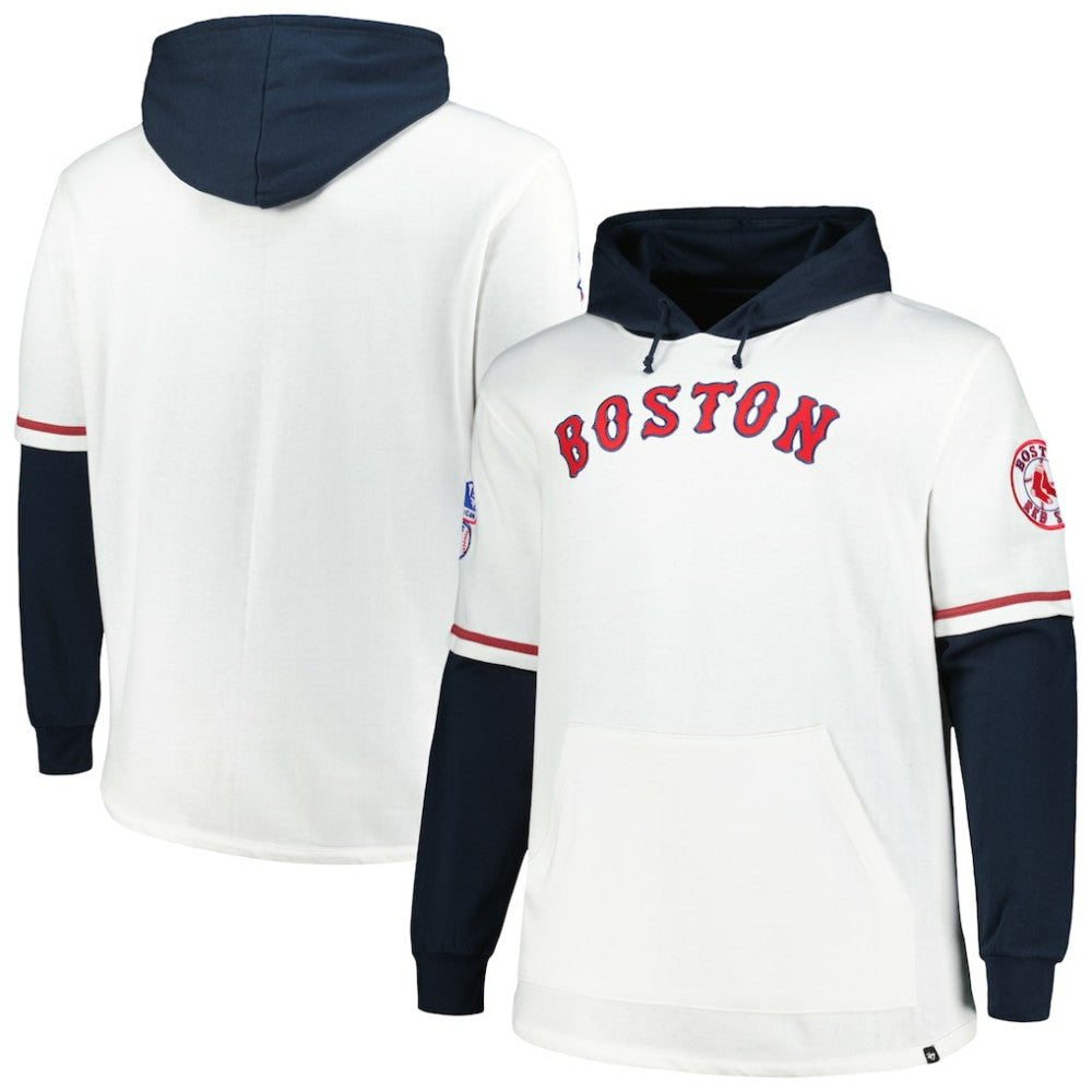 Boston Red Sox '47 Big & Tall Trifecta Shortstop Pullover Hoodie for sale