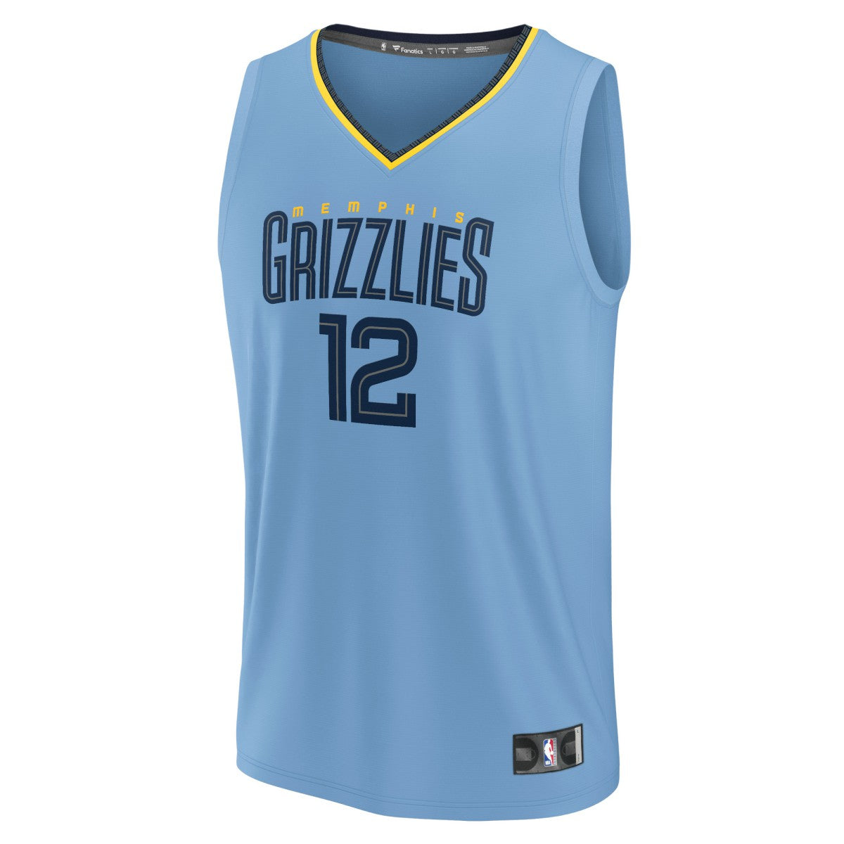 Fanatics - Ja Morant Memphis Grizzlies Youth Fast Break Replica Player Jersey - Statement Edition - Light Blue