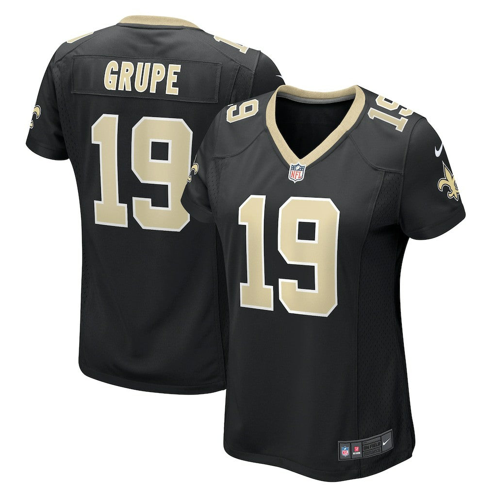 Blake Grupe New Orleans Saints Women's Team Game Jersey Black - Nike