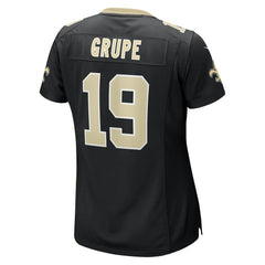 Blake Grupe New Orleans Saints Women's Team Game Jersey Black - Nike
