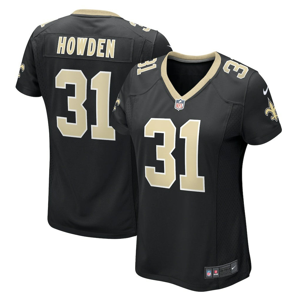 Jordan Howden New Orleans Saints Women's Team Game Jersey Black - Nike
