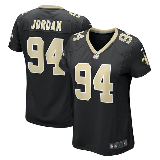 Cameron Jordan New Orleans Saints Women's Team Game Jersey - Black | NFL Jerseys
