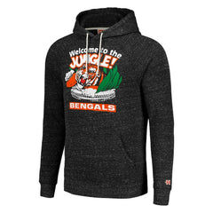 Cincinnati Bengals Homage Unisex Hyperlocal Raglan Pullover Hoodie Charcoal - NFL