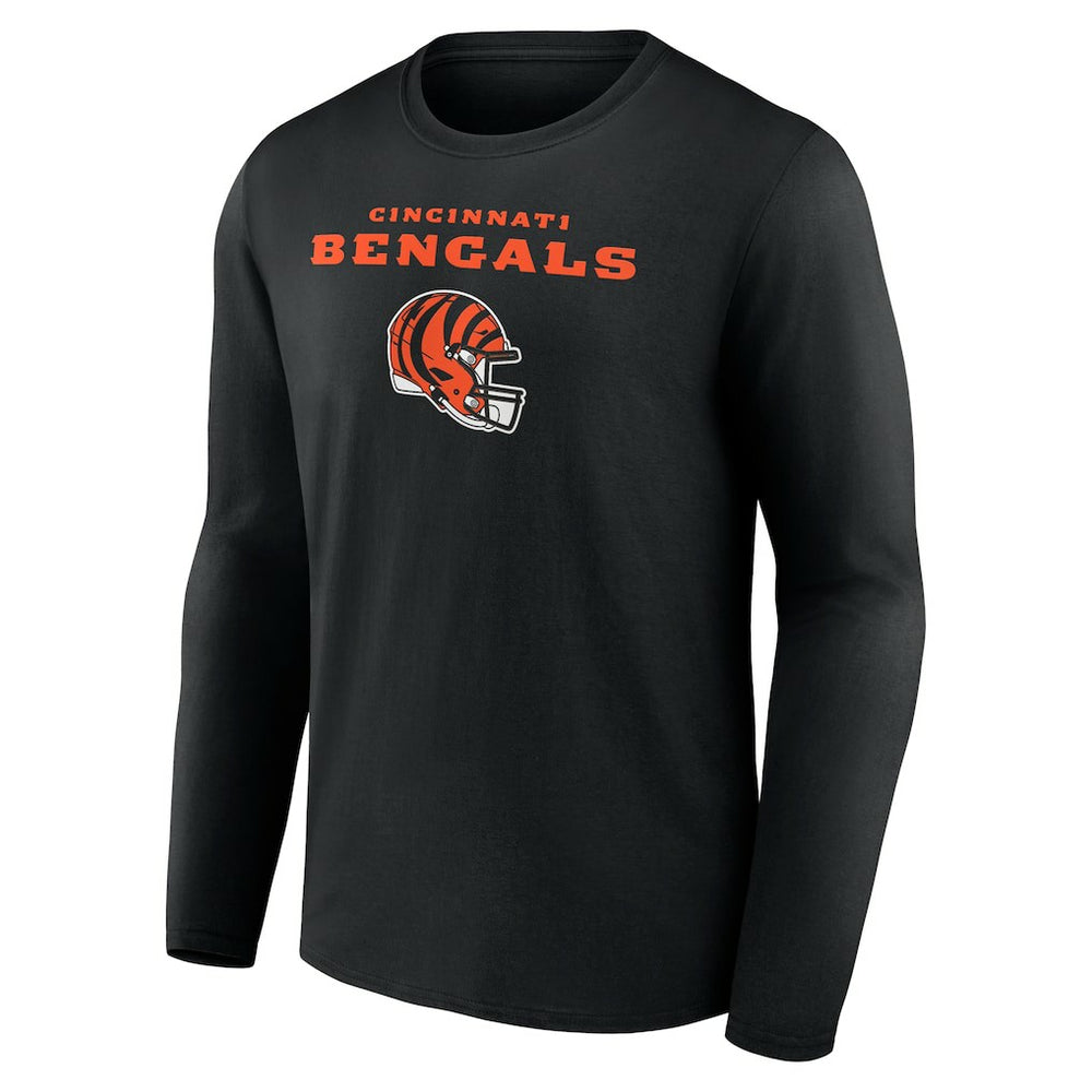 Ja'Marr Chase Cincinnati Bengals Team Wordmark Player Name & Number Long Sleeve T-Shirt Black - NFL