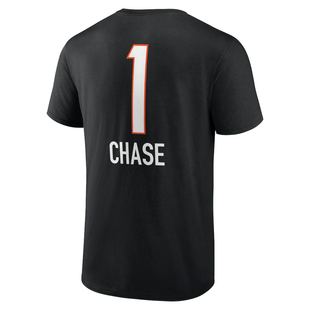 Ja'Marr Chase Cincinnati Bengals Team Wordmark Player Name & Number T-Shirt Black - NFL