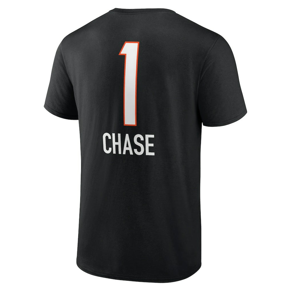 Ja'Marr Chase Cincinnati Bengals Team Wordmark Player Name & Number T-Shirt Black - NFL
