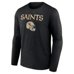 Alvin Kamara New Orleans Saints Team Wordmark Player Name & Number Long Sleeve T-Shirt Black - NFL