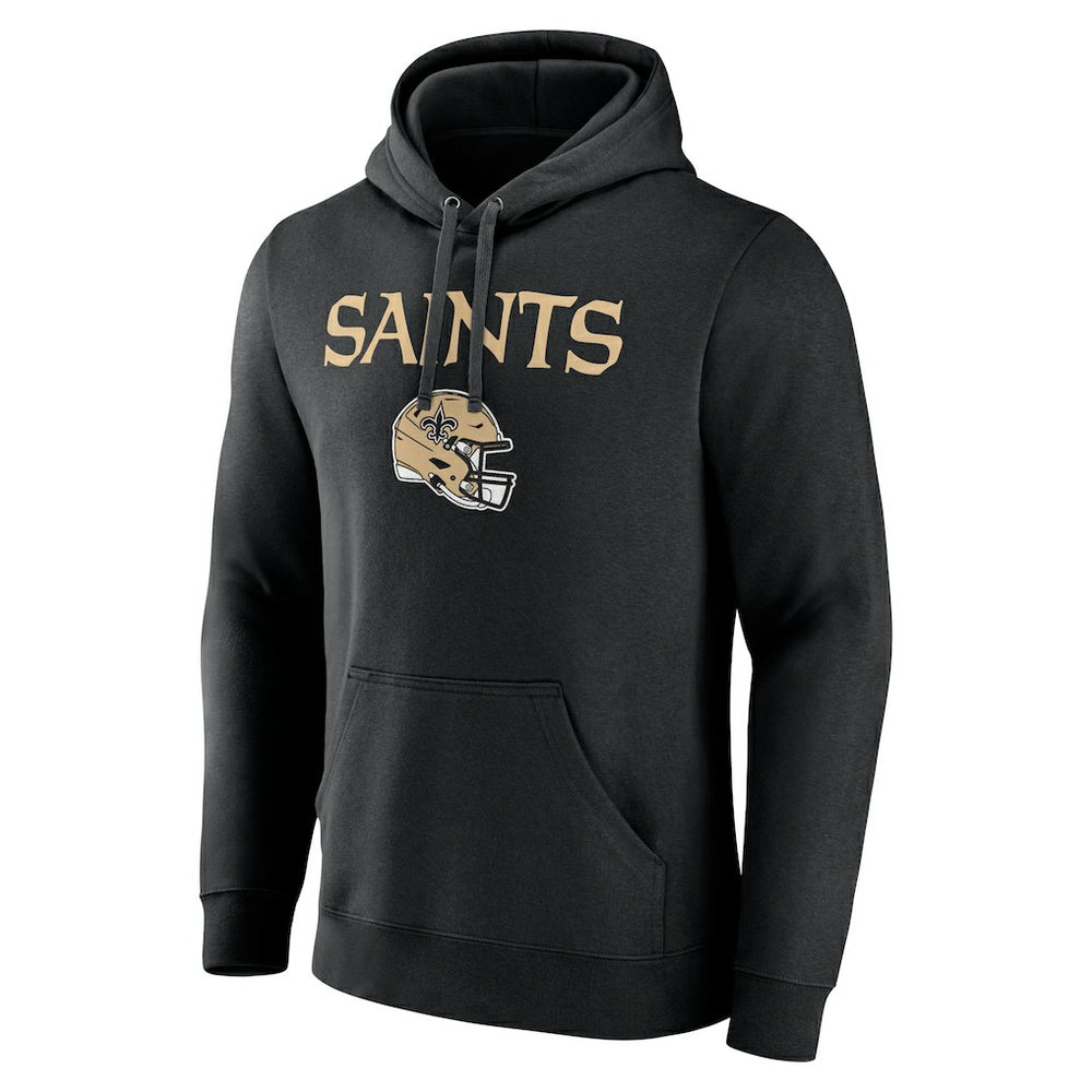 Alvin Kamara New Orleans Saints Team Wordmark Player Name & Number Pullover Hoodie Black - NFL