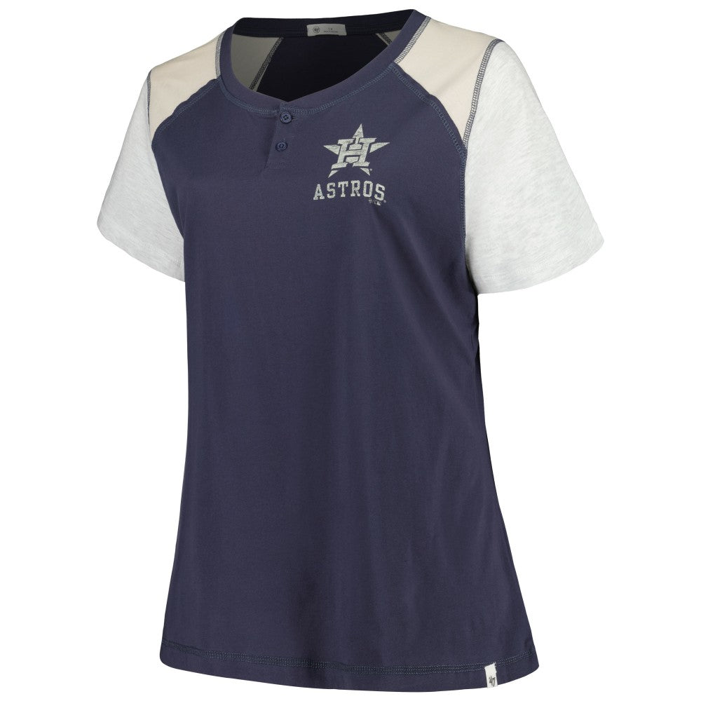 Houston Astros '47 Women's Plus Size Henley T-Shirt Online