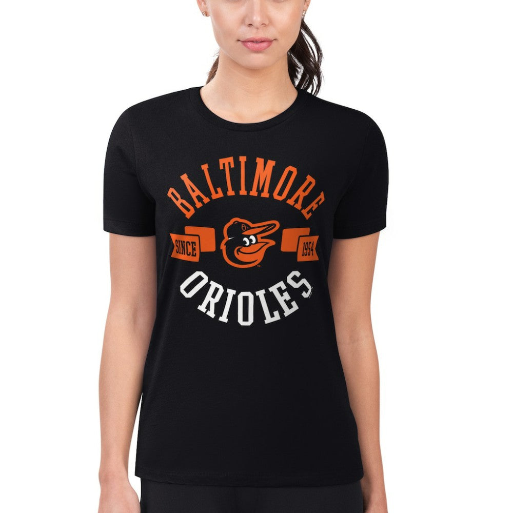 Baltimore Orioles G-III 4Her by Carl Banks Women's Super-Slim Fit Lightweight City Graphic T-Shirt for sale