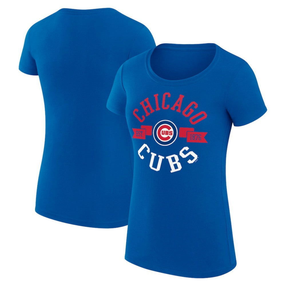 Chicago Cubs G-III 4Her by Carl Banks Women's Super-Slim Fit Lightweight City Graphic T-Shirt Online