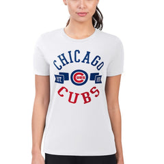 Chicago Cubs G-III 4Her by Carl Banks Women's Super-Slim Fit Lightweight City Graphic T-Shirt Sale