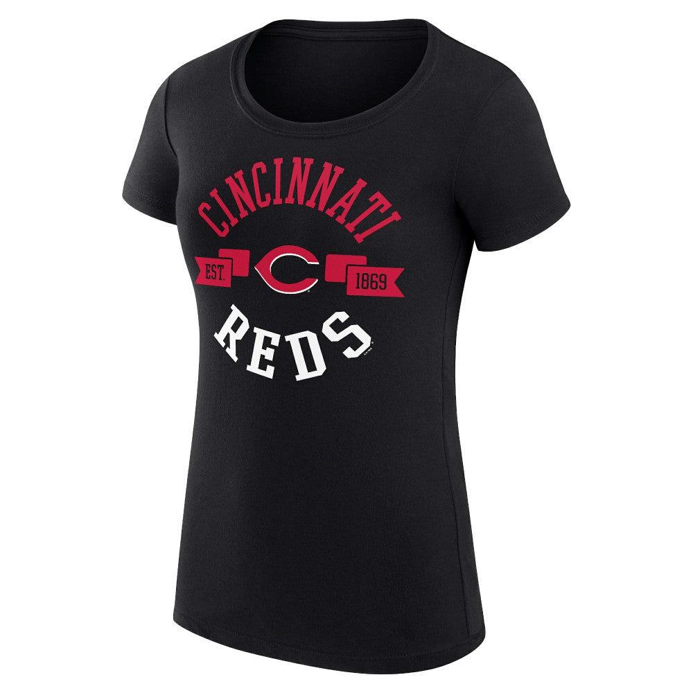 Cincinnati Reds G-III 4Her by Carl Banks Women's Super-Slim Fit Lightweight City Graphic T-Shirt Sale