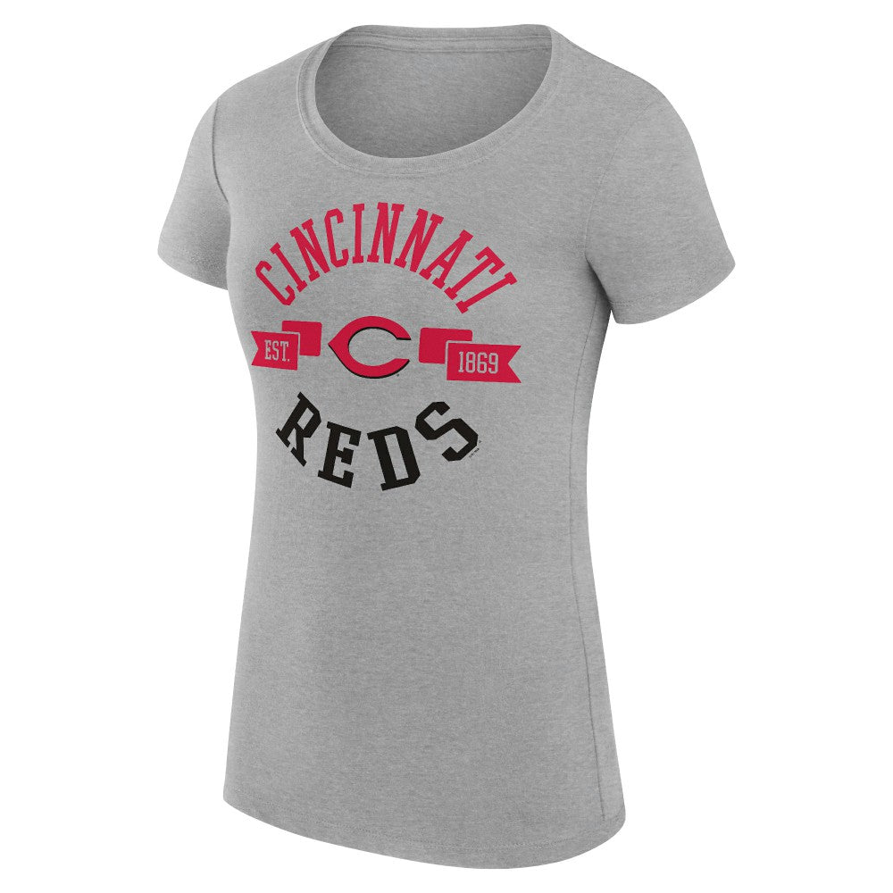 Cincinnati Reds G-III 4Her by Carl Banks Women's Super-Slim Fit Lightweight City Graphic T-Shirt discount