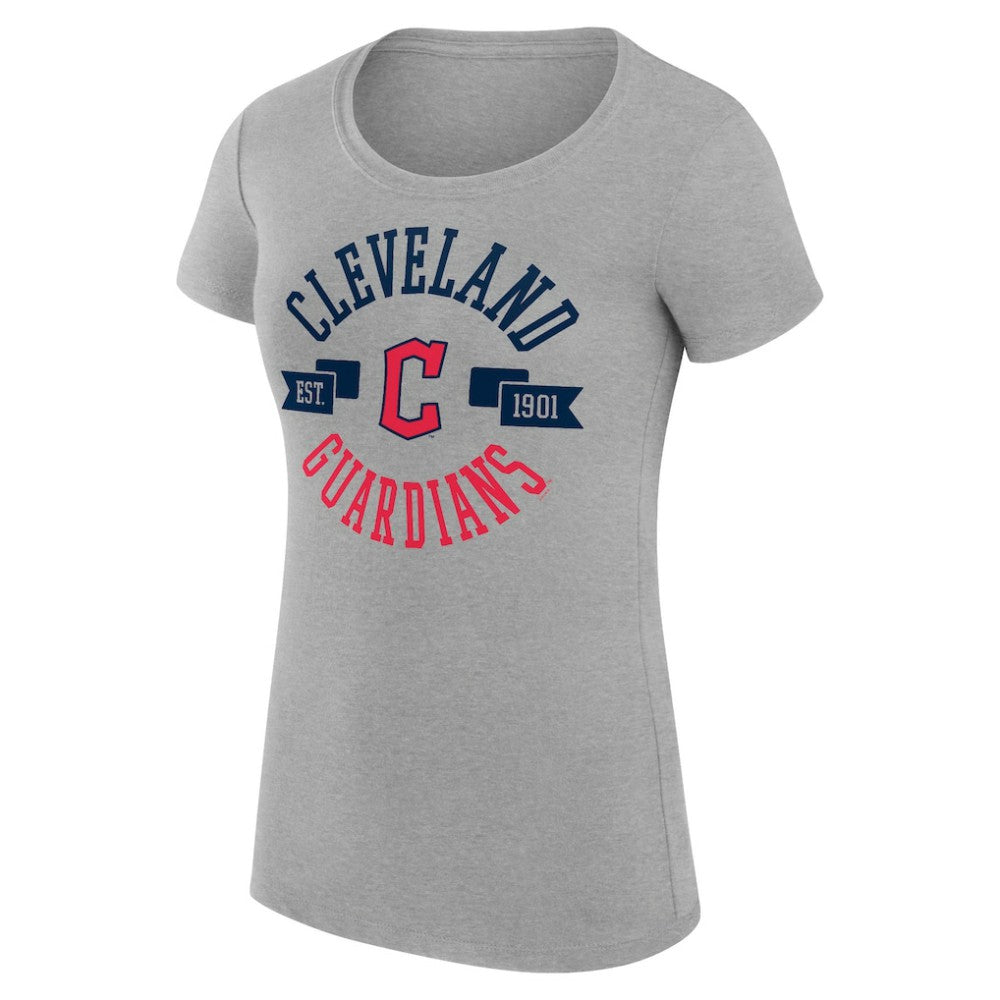 Cleveland Guardians G-III 4Her by Carl Banks Women's Super-Slim Fit Lightweight City Graphic T-Shirt On Sale