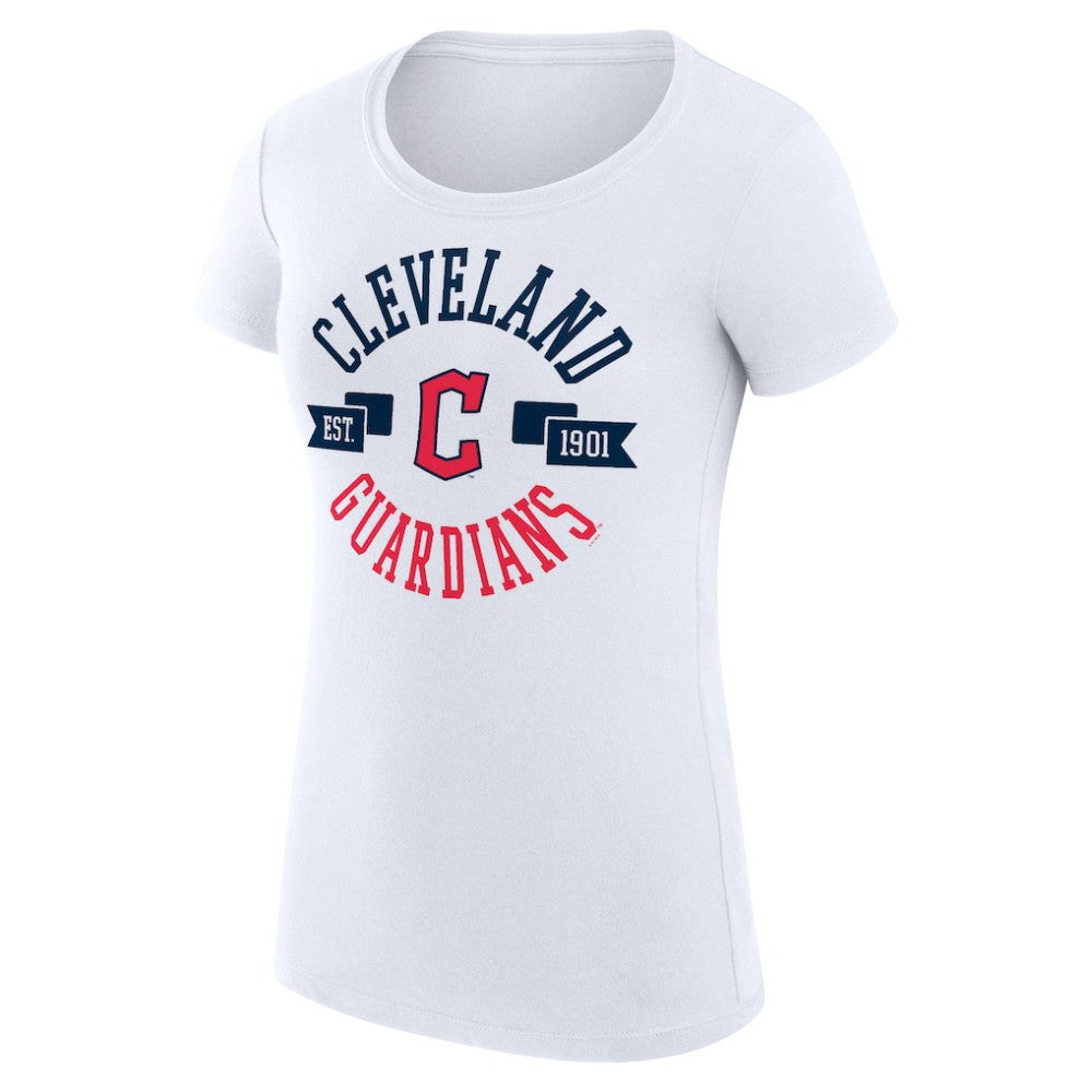 Cleveland Guardians G-III 4Her by Carl Banks Women's Super-Slim Fit Lightweight City Graphic T-Shirt Clearance