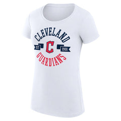 Cleveland Guardians G-III 4Her by Carl Banks Women's Super-Slim Fit Lightweight City Graphic T-Shirt Clearance