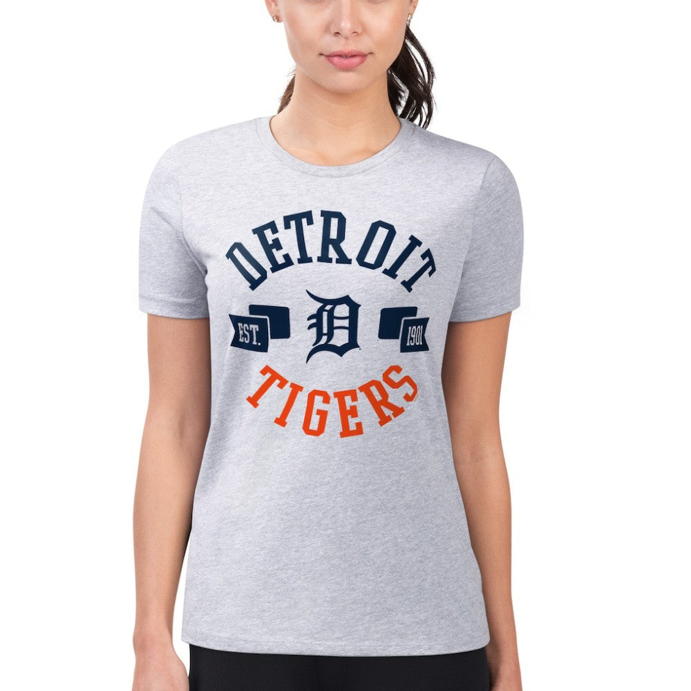 Detroit Tigers G-III 4Her by Carl Banks Women's Super-Slim Fit Lightweight City Graphic T-Shirt Sale