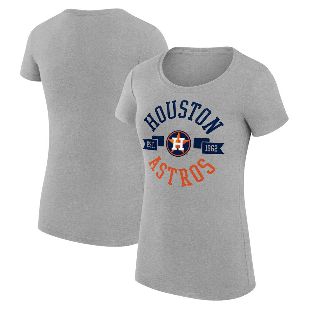Houston Astros G-III 4Her by Carl Banks Women's Super-Slim Fit Lightweight City Graphic T-Shirt Clearance