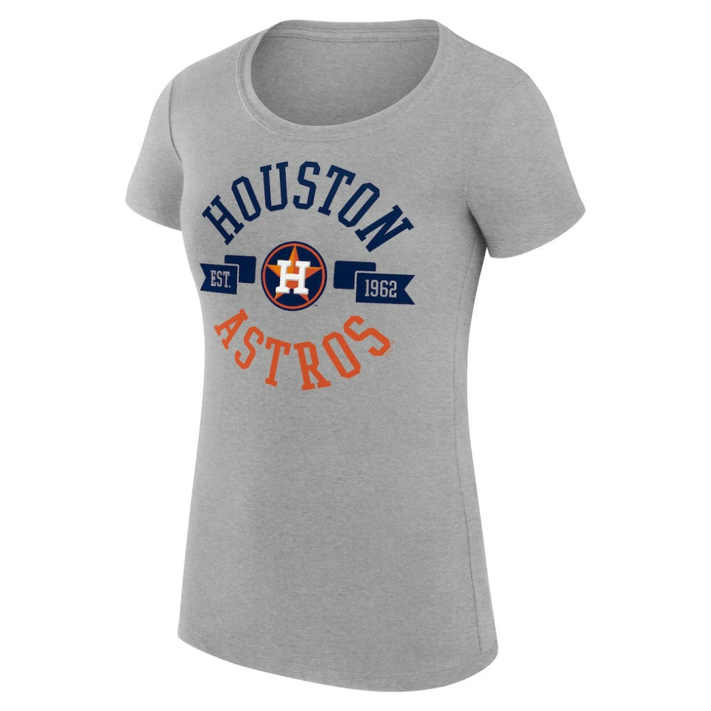 Houston Astros G-III 4Her by Carl Banks Women's Super-Slim Fit Lightweight City Graphic T-Shirt Clearance