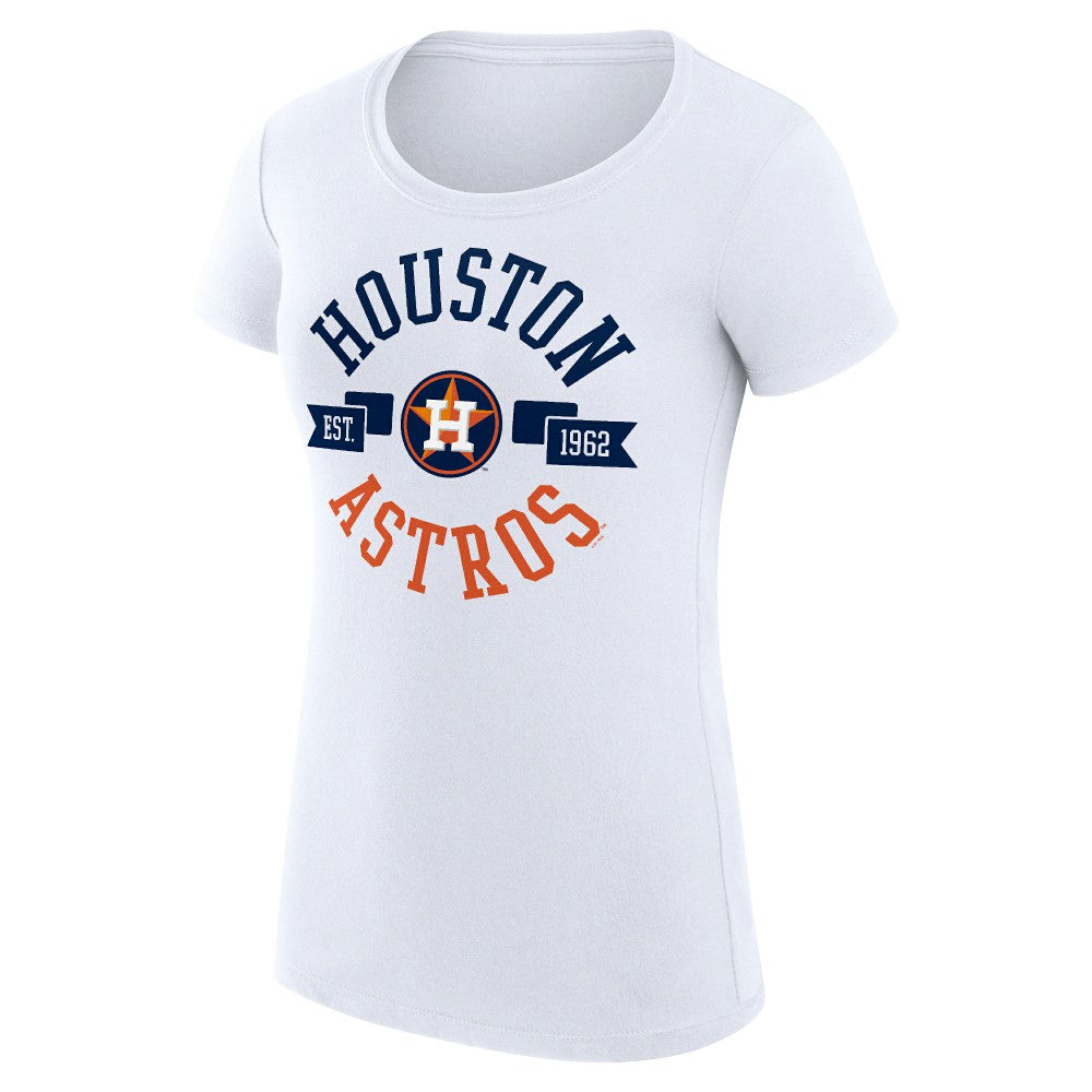 Houston Astros G-III 4Her by Carl Banks Women's Super-Slim Fit Lightweight City Graphic T-Shirt Lifestyle