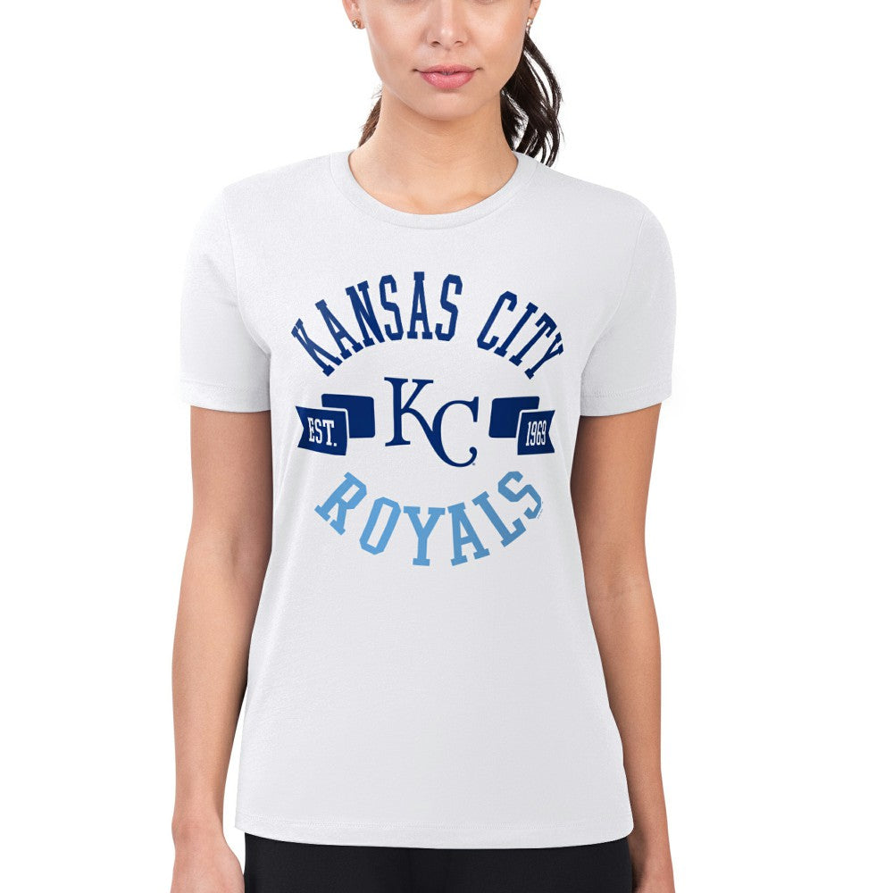 Kansas City Royals G-III 4Her by Carl Banks Women's Super-Slim Fit Lightweight City Graphic T-Shirt Sale