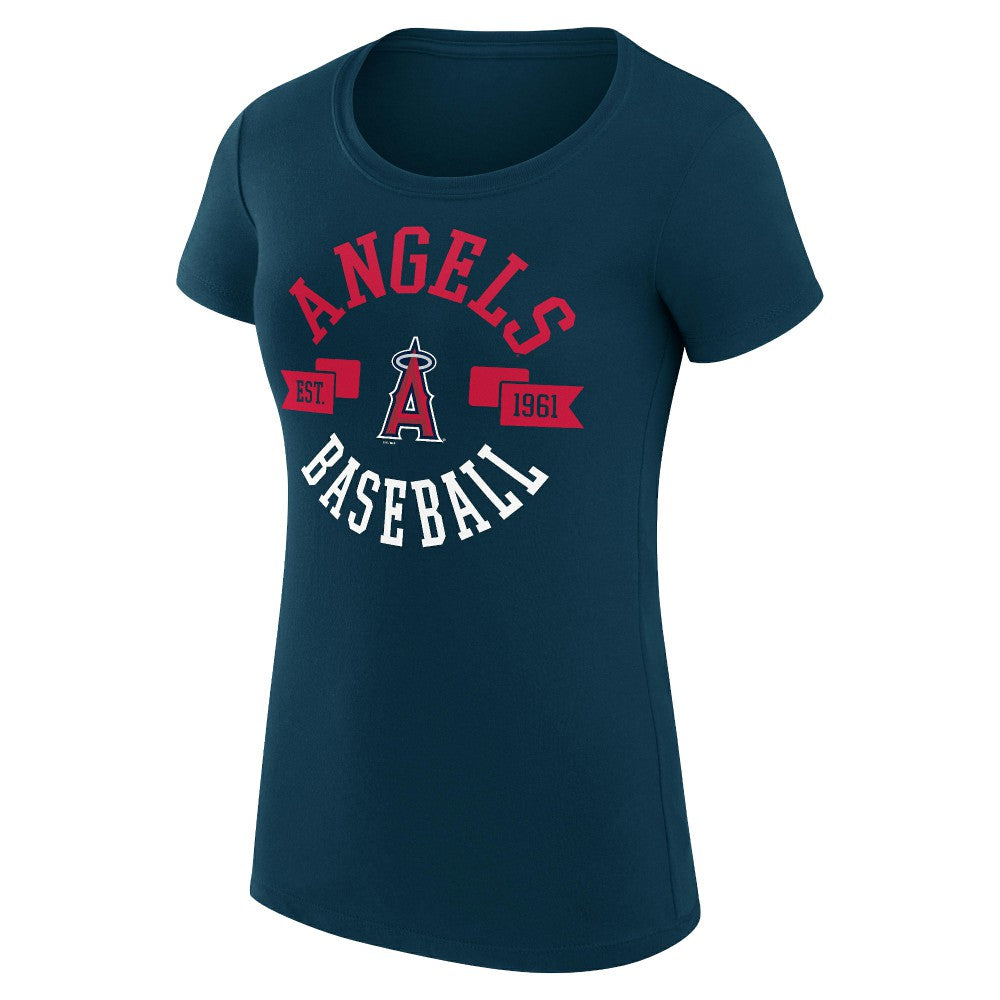 Los Angeles Angels G-III 4Her by Carl Banks Women's Super-Slim Fit Lightweight City Graphic T-Shirt Near Me