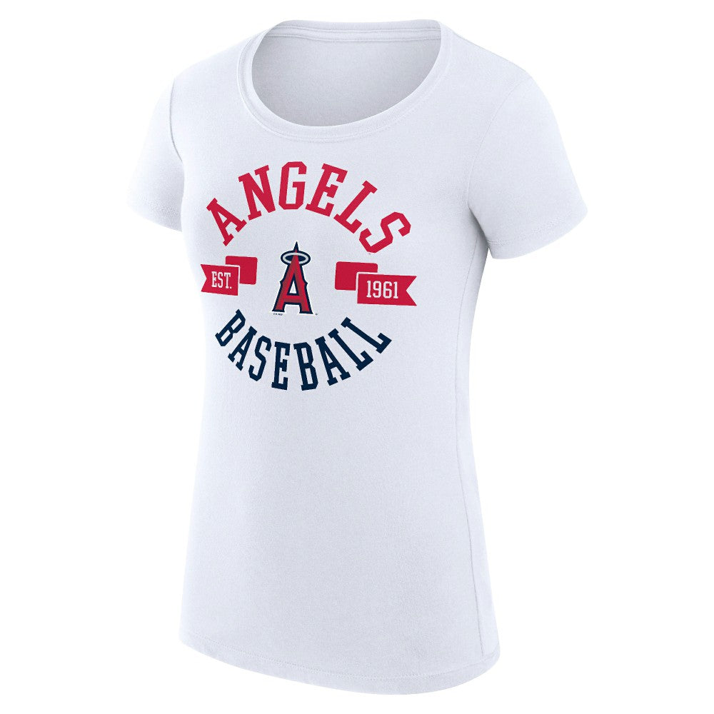 Los Angeles Angels G-III 4Her by Carl Banks Women's Super-Slim Fit Lightweight City Graphic T-Shirt Near Me
