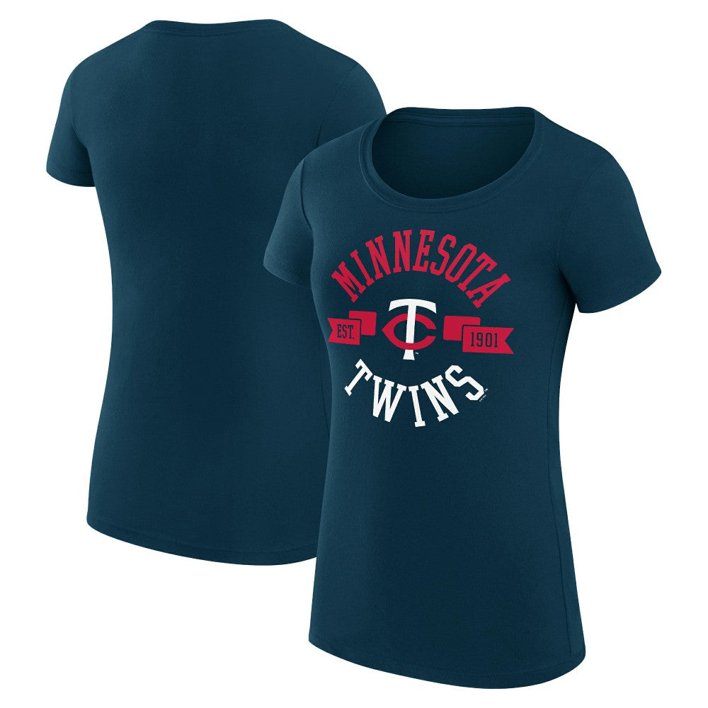 Minnesota Twins G-III 4Her by Carl Banks Women's Super-Slim Fit Lightweight City Graphic T-Shirt Online