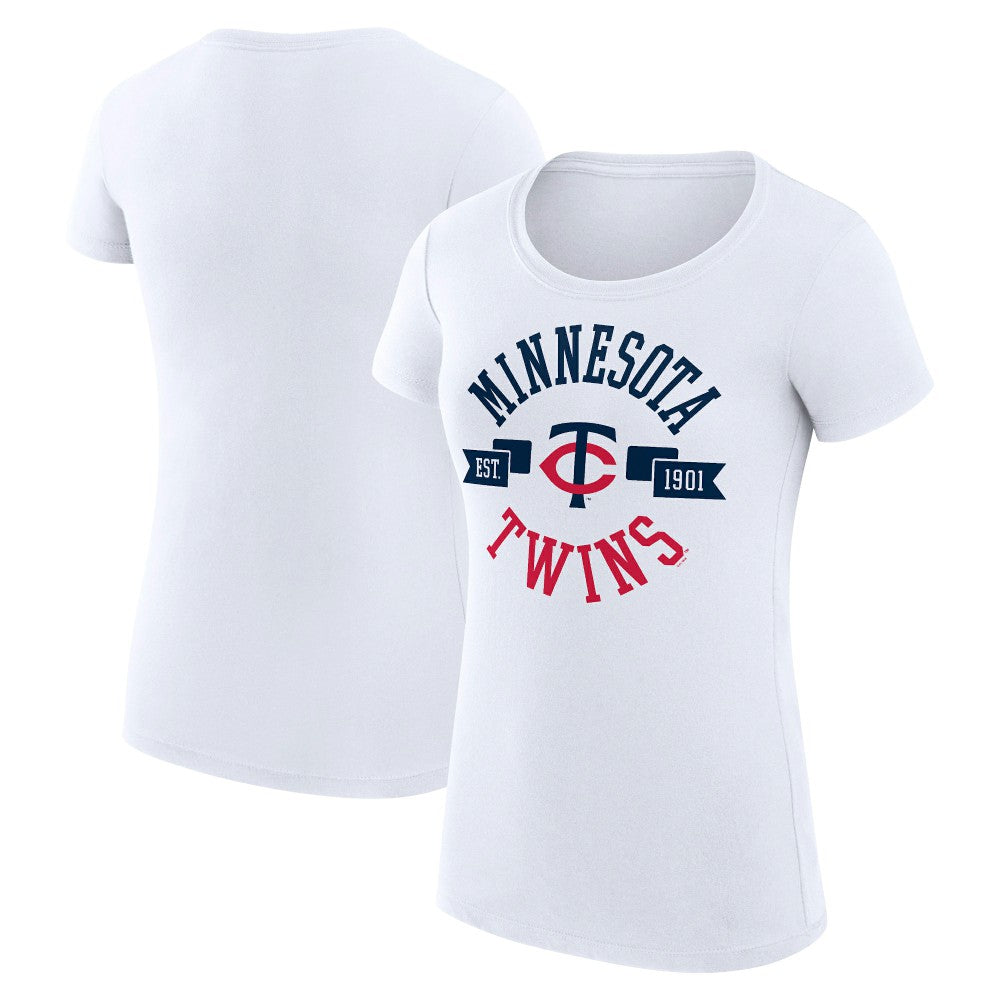 Minnesota Twins G-III 4Her by Carl Banks Women's Super-Slim Fit Lightweight City Graphic T-Shirt Lifestyle