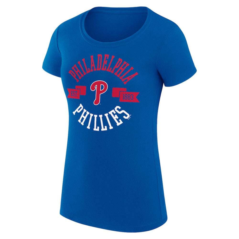 Philadelphia Phillies G-III 4Her by Carl Banks Women's Super-Slim Fit Lightweight City Graphic T-Shirt Near Me