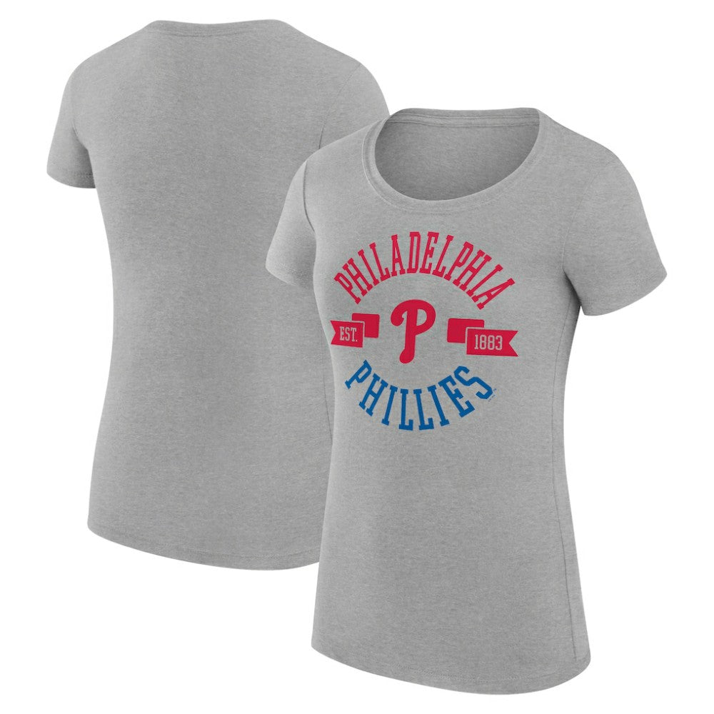 Philadelphia Phillies G-III 4Her by Carl Banks Women's Super-Slim Fit Lightweight City Graphic T-Shirt Online