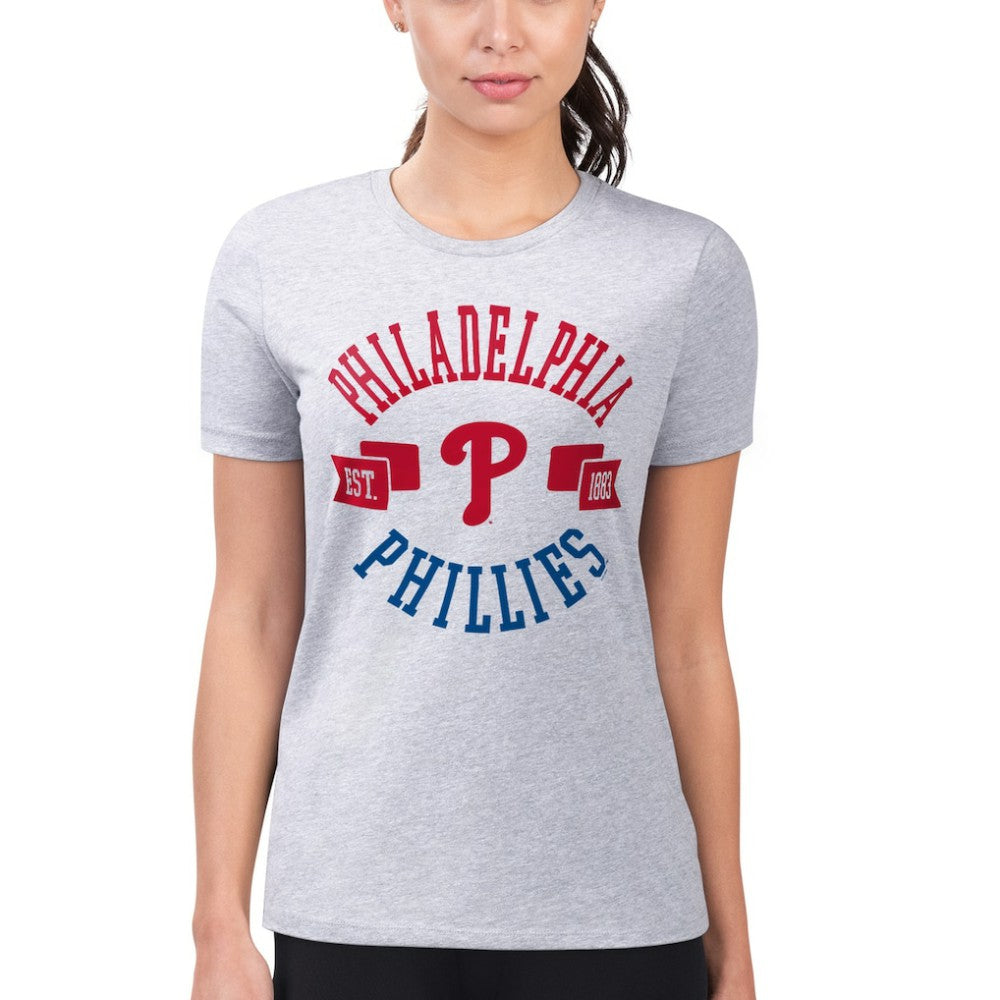 Philadelphia Phillies G-III 4Her by Carl Banks Women's Super-Slim Fit Lightweight City Graphic T-Shirt Online