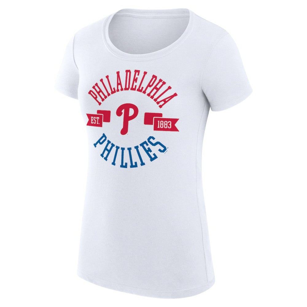 Philadelphia Phillies G-III 4Her by Carl Banks Women's Super-Slim Fit Lightweight City Graphic T-Shirt for sale
