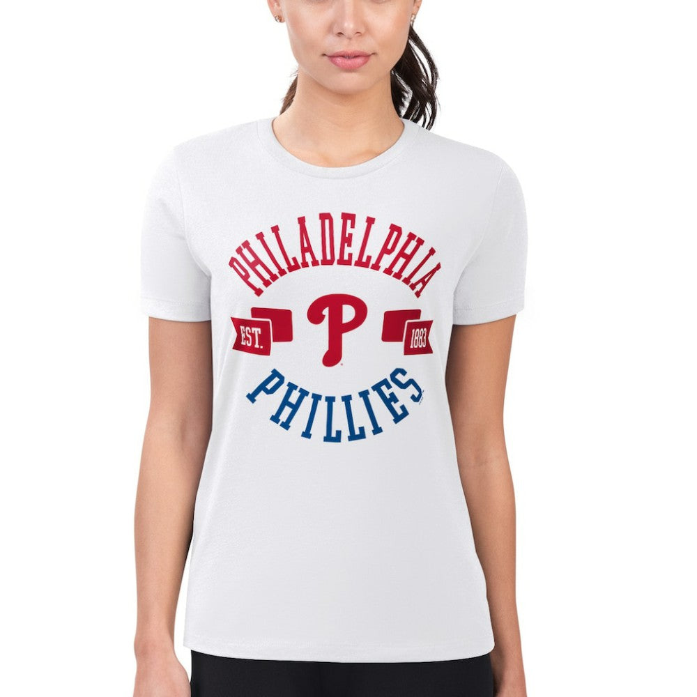 Philadelphia Phillies G-III 4Her by Carl Banks Women's Super-Slim Fit Lightweight City Graphic T-Shirt for sale