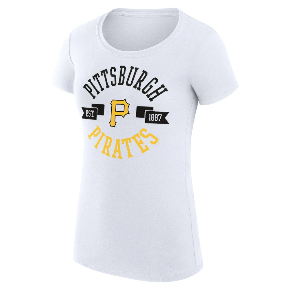 Pittsburgh Pirates G-III 4Her by Carl Banks Women's Super-Slim Fit Lightweight City Graphic T-Shirt Lifestyle