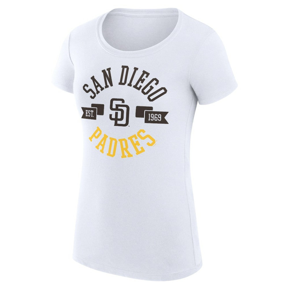 San Diego Padres G-III 4Her by Carl Banks Women's Super-Slim Fit Lightweight City Graphic T-Shirt On Sale