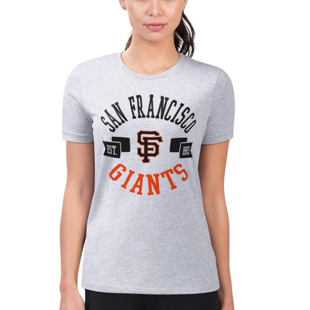 San Francisco Giants G-III 4Her by Carl Banks Women's Super-Slim Fit Lightweight City Graphic T-Shirt Lifestyle