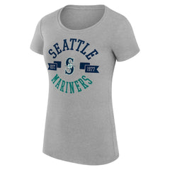 Seattle Mariners G-III 4Her by Carl Banks Women's Super-Slim Fit Lightweight City Graphic T-Shirt On Sale