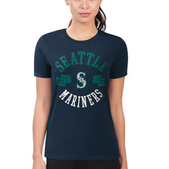 Seattle Mariners G-III 4Her by Carl Banks Women's Super-Slim Fit Lightweight City Graphic T-Shirt Online