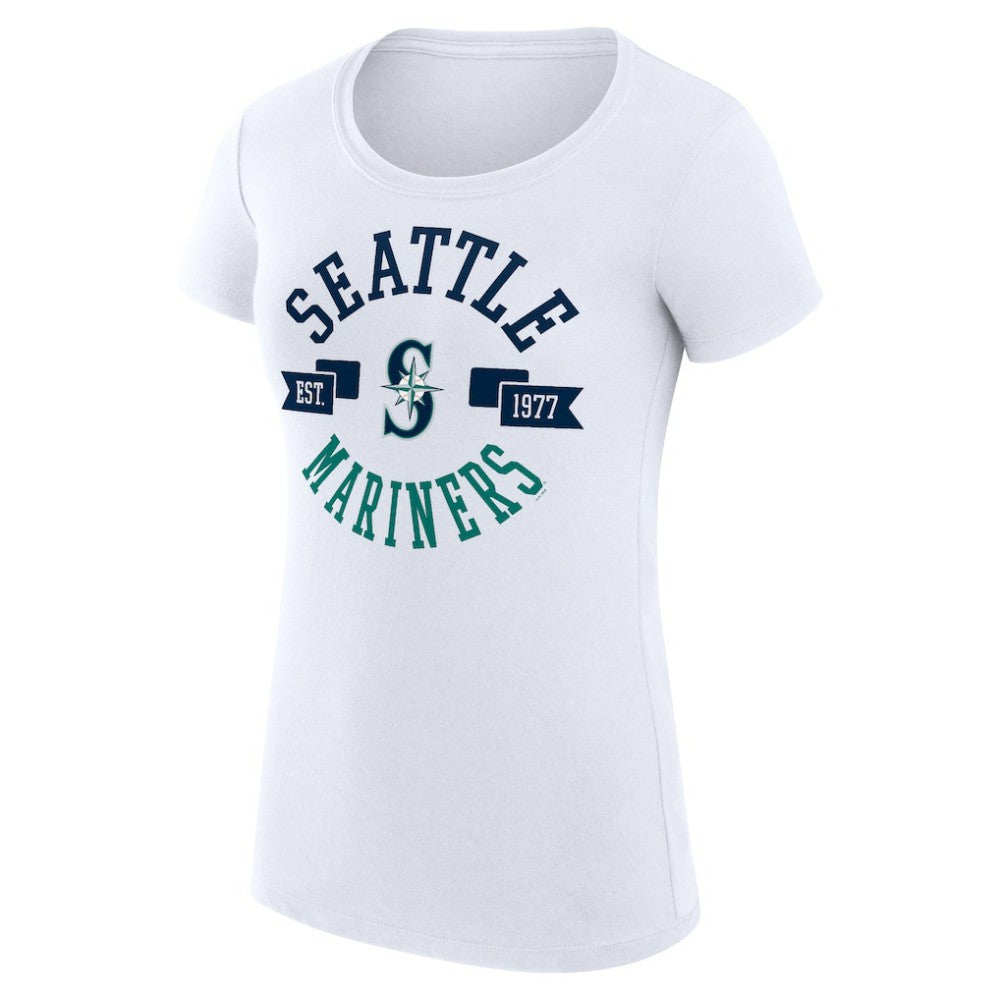 Seattle Mariners G-III 4Her by Carl Banks Women's Super-Slim Fit Lightweight City Graphic T-Shirt Near Me