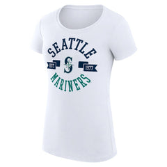 Seattle Mariners G-III 4Her by Carl Banks Women's Super-Slim Fit Lightweight City Graphic T-Shirt Near Me