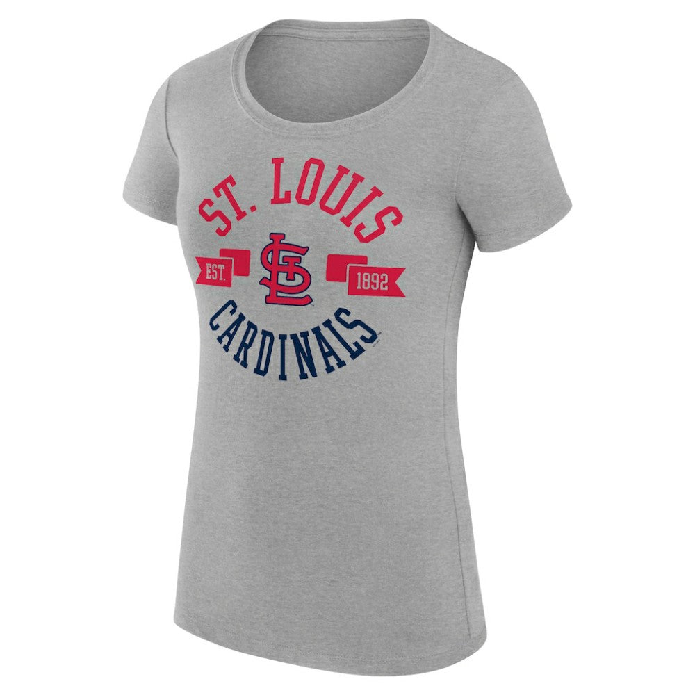 St. Louis Cardinals G-III 4Her by Carl Banks Women's Super-Slim Fit Lightweight City Graphic T-Shirt Sale